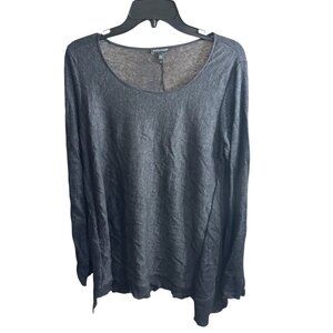 Eileen Fisher Sweater Merino Wool Alpaca Gray Sweater Size Small
